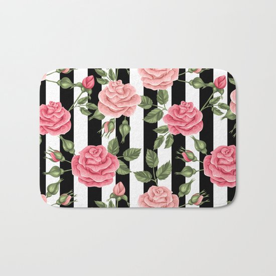 FLORAL PATTERN 6 Bath Mat