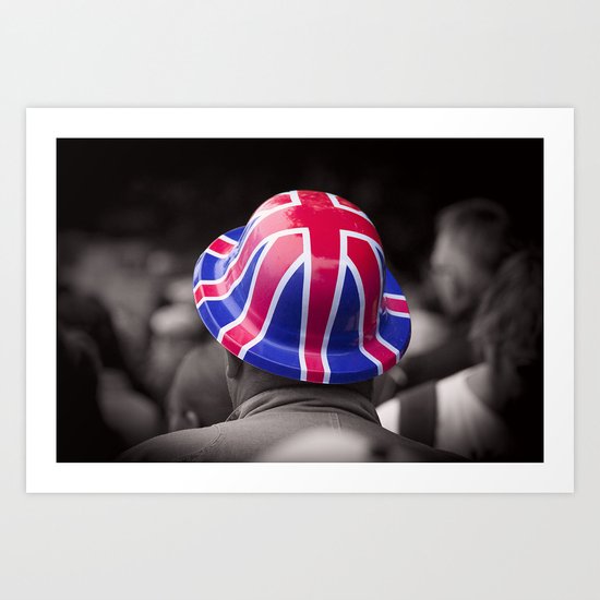 A Patriotic Boy Art Print