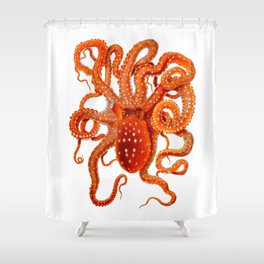Vintage Octopus Shower Curtain