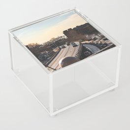 Statue of Liberty From the Brooklyn Bridge | Travel Photography Acrylic Box