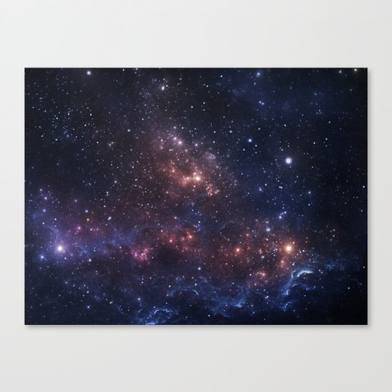 Stars and Nebula Canvas Print