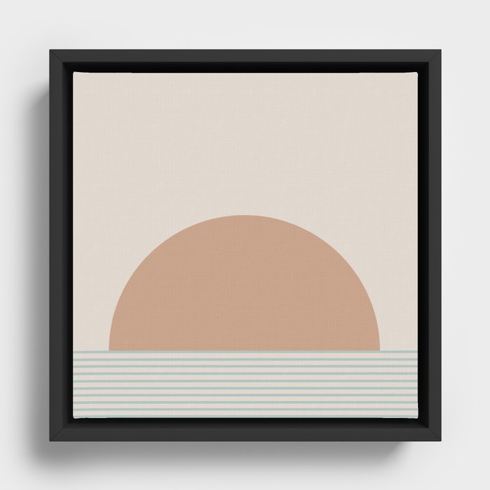 Sunrise / Sunset XIII Framed Canvas