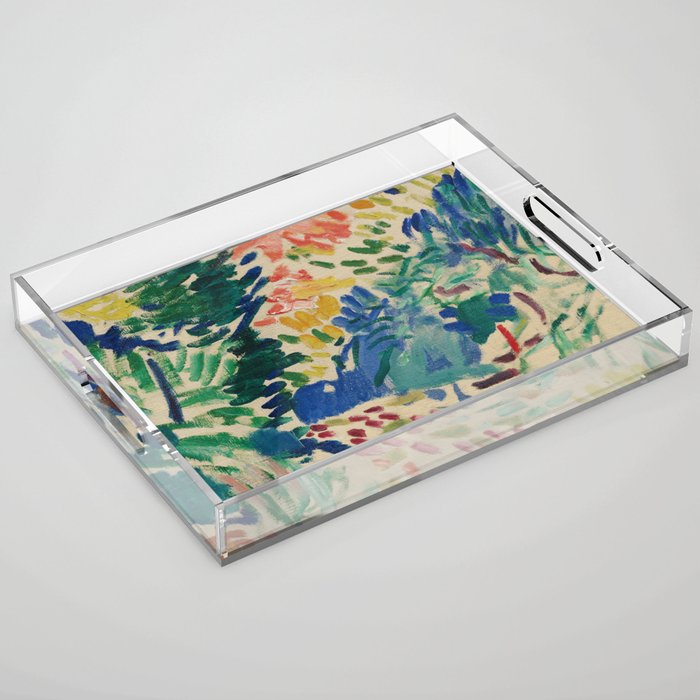 Landscape at Collioure - Henri Matisse - Exhibition Poster Acrylic Tray