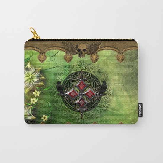 Wonderful gothic design with cross Carry-All Pouch