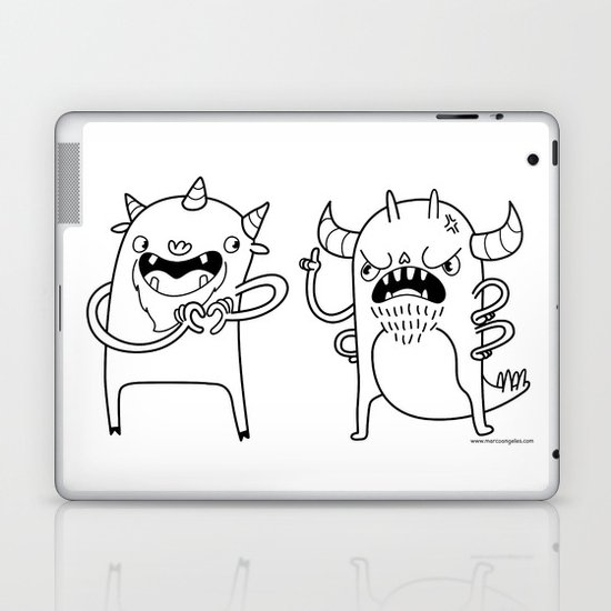 Monster Dialogues Laptop & iPad Skin