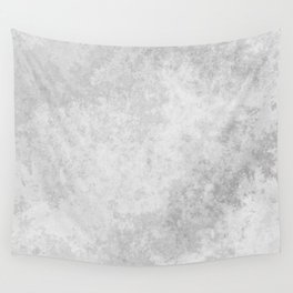 Grunge white gray marble Wall Tapestry