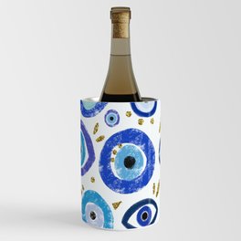 Evil Eye Pattern Art  Wine Chiller
