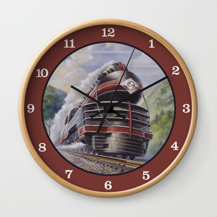 Lehigh Valley Railroad - The John Wilkes Wall Clock