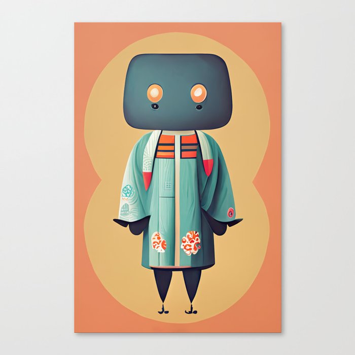 Kimono Bot Returns Canvas Print