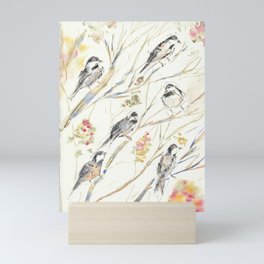Chickadee Party Mini Art Print