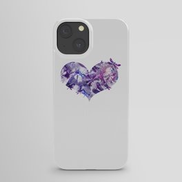 Dragonfly Heart - Ultraviolet Purple iPhone Case