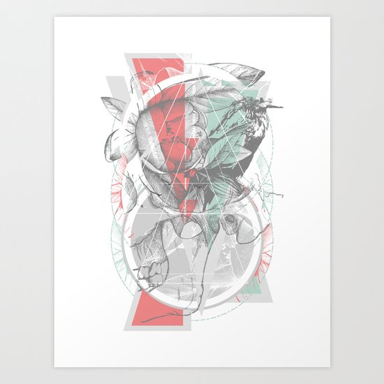flour·ish Art Print
