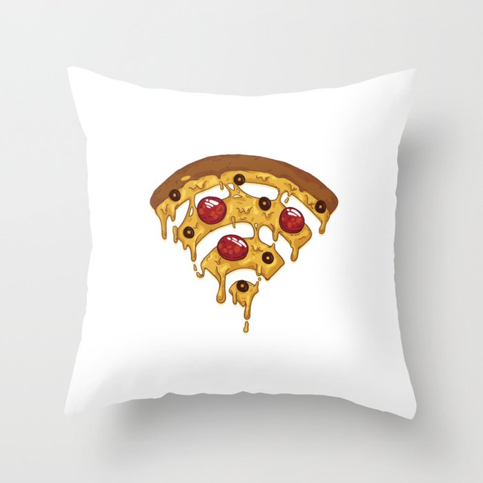 Pizza WLAN Throw Pillow