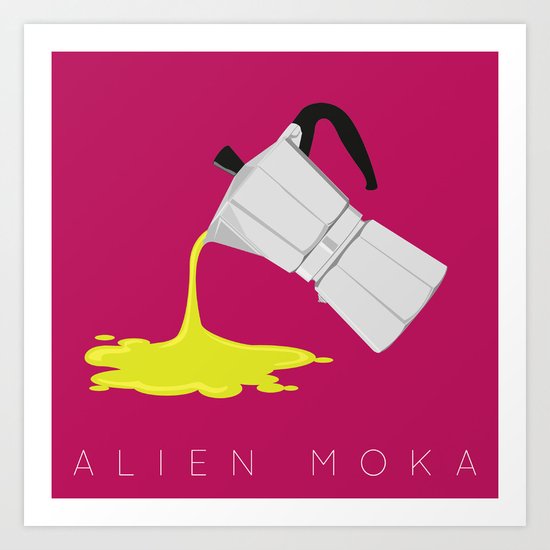 Alien Moka Art Print
