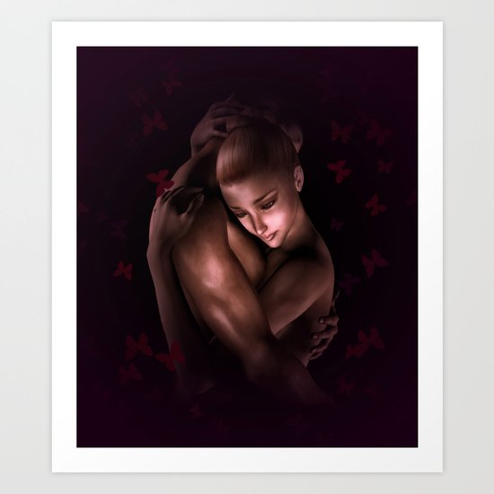 Lovers Art Print