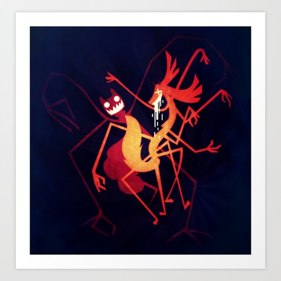 Ghostinael Art Print