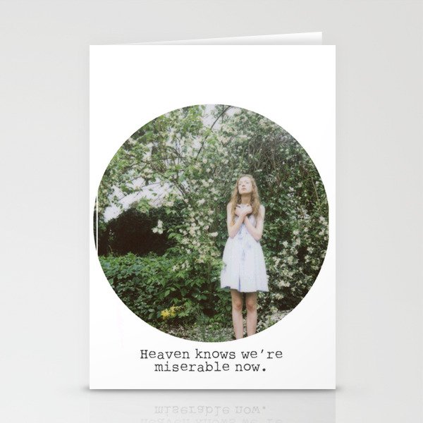 Heaven knows we're miserable now. Stationery Cards