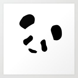 Panda Blot Art Print