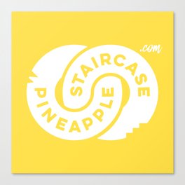 PineappleStaircase | Official Logocolor 2016 in Yellow/White Canvas Print