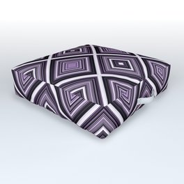 retro purple diamond pattern Outdoor Floor Cushion