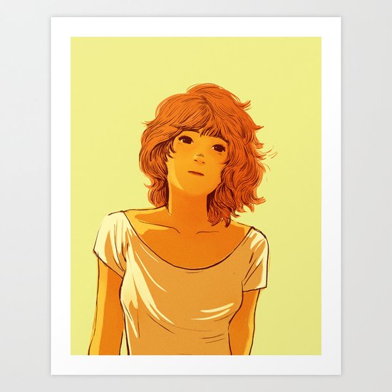 Summer Girl Art Print