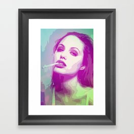 Some kind of Jolie Framed Art Print
