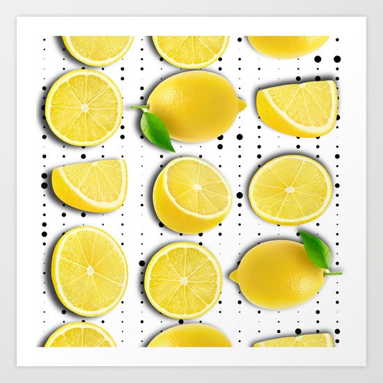 lemon Art Print