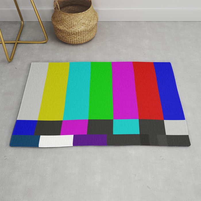 NTSC Color Bars Rug