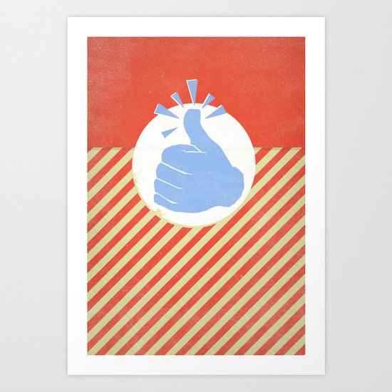 Thumbs Up! Art Print