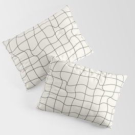 Warp Grid: Off-White Day Edition Pillow Sham
