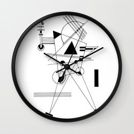 Kandinsky | Drawing for Point and Line to Plane, 1925 Artwork Reproduction Wall Clock