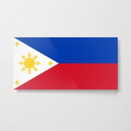 Philippines national flag Metal Print | Philippine, Graphicdesign, Filipino, National, Manila, Filipinoflag, Flag, Philippines 