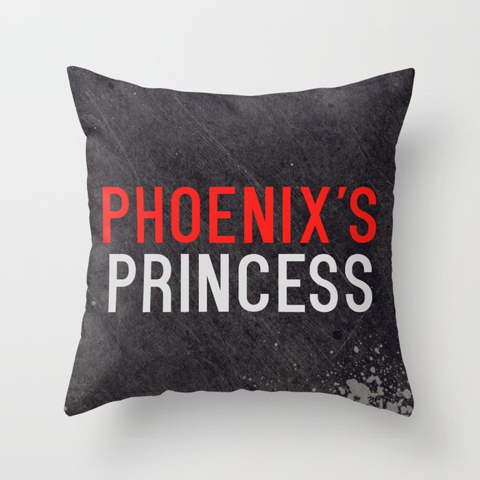 Phoenix's Princess Throw Pillow