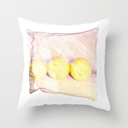 Emulsion Lift 5- When Life Gives You Lemons Throw Pillow