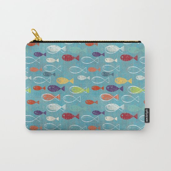 Fish poissons 100 Carry-All Pouch