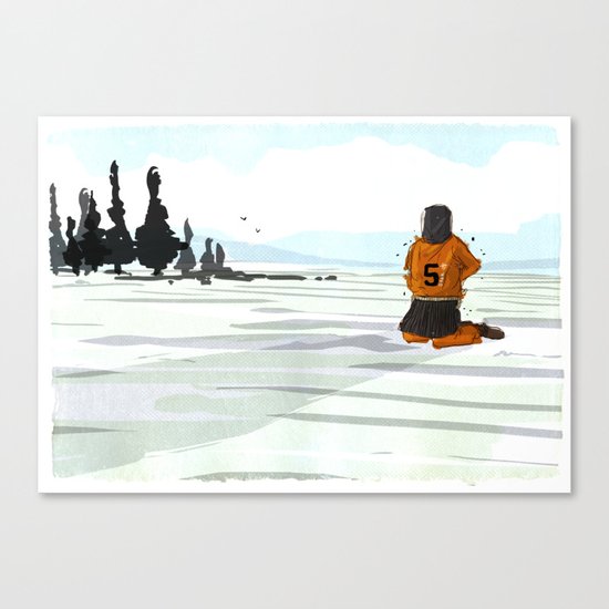 Lonely Canvas Print
