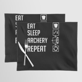 Archery Bows Arrows Deer Hunting Archer Placemat