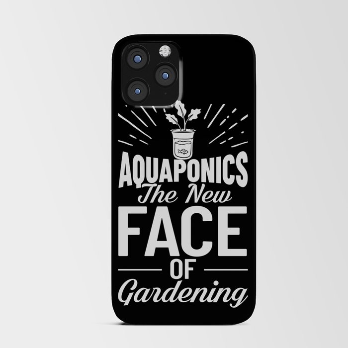 Aquaponic Fish Tank System Farmer Gardening iPhone Card Case