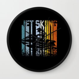 Retro Vintage Jet ski Wall Clock | Watersports, Jetskier, Graphicdesign, Jetboat, Jetski, Sea 