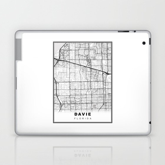 Davie Map Laptop & iPad Skin