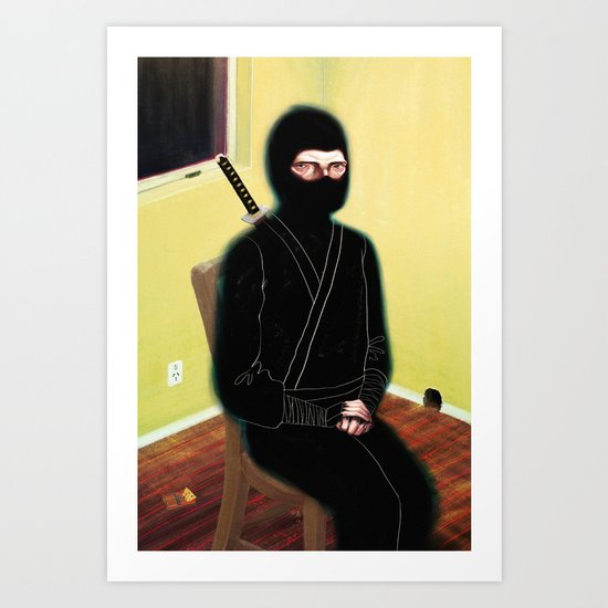 The Weary Eyed Assassin Art Print