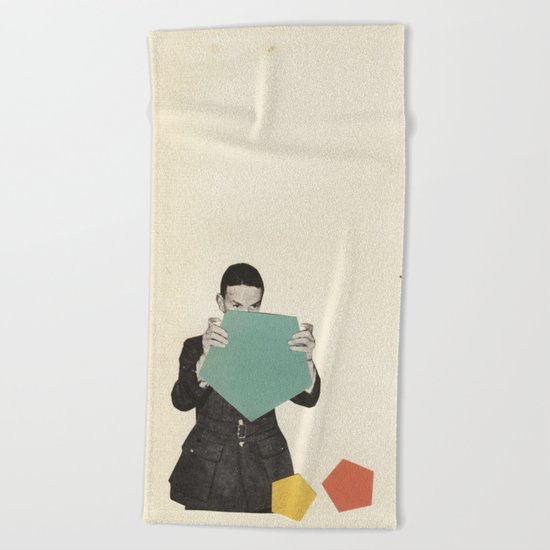 Discovering New Shapes Beach Towel