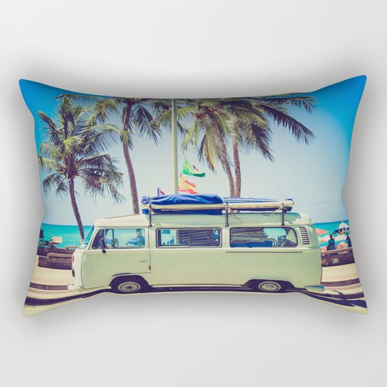 Camper beach 5 Rectangular Pillow