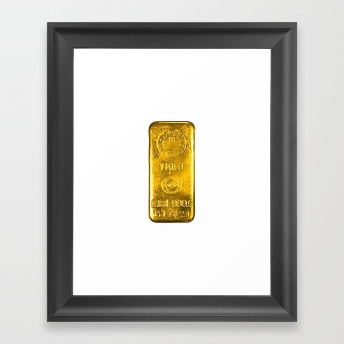 Gold Bar 02 Framed Art Print
