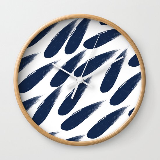 Rain Drops Wall Clock