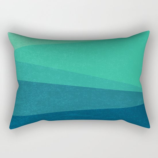 Stripe VIII Minty Fresh Rectangular Pillow