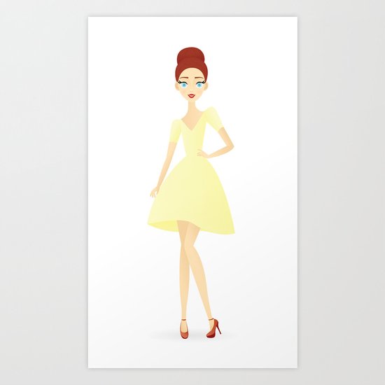Fashionable Art Print