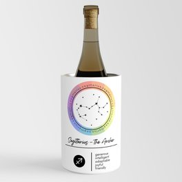 Sagittarius Zodiac | Color Wheel Wine Chiller