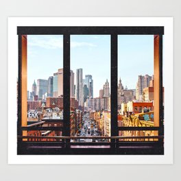 New York City Window Views Art Print