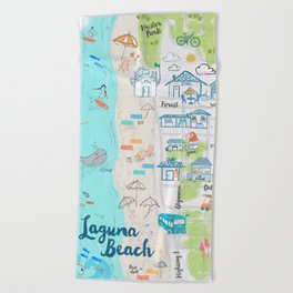 Laguna Beach Beach Towel
